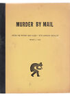 MURDER BY MAIL Michael L. Cook/1ère édition US/checklists of US mystère bookclub
