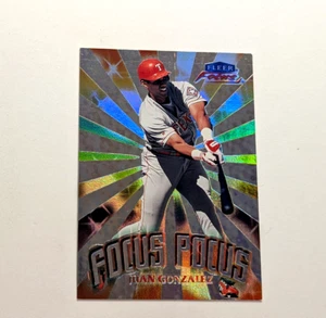 2000 FLEER FOCUS POCUS, BASEBALL, JUAN GONZALEZ, #4 OF 10FP, TIGERS , NRMT - Picture 1 of 2