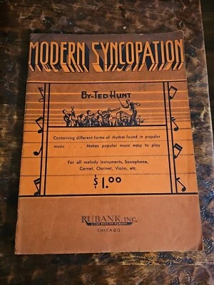 Modern Syncopation By Ted Hunt 1934 For All Melody Instruments - Image 1 of 4