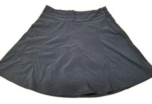Athleta schwarzer Skort seitlicher Reißverschluss mit Taschen Größe 12T - Bild 1 von 10