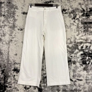 Polo Ralph Lauren The Wide Leg Chino Pants Womens Size 12 White - Picture 1 of 24