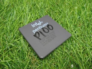 CHIP VINTAGE CERÁMICA CPU SX963 100 MHz Intel Pentium A80502100 de colección funcionando - Imagen 1 de 2
