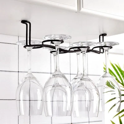  Iron Made Cups Plates Holder Coffee Mugs Hanging Stand Kitchen Organizer Drying - Image 1 of 4