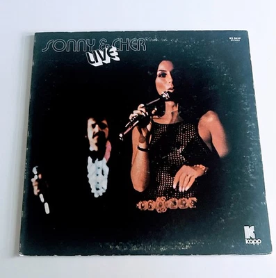 Sonny & Cher Gatefold KS-3654 Live Vinyl LP - Image 1 of 4