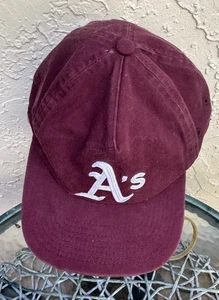 OAKLAND ATHLETIXS A’s New Era Burgundy Classic SnapBack Hat - Picture 1 of 3