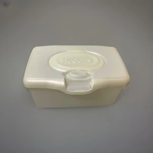 Huggies Baby Wipes Full-Size White Refillable Dispenser Container, EMPTY - Picture 1 of 8