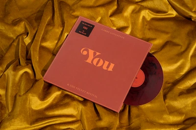 Larry Lovestein – You 10” Red & Black Swirl Vinyl Mac Miller - Image 1 of 4
