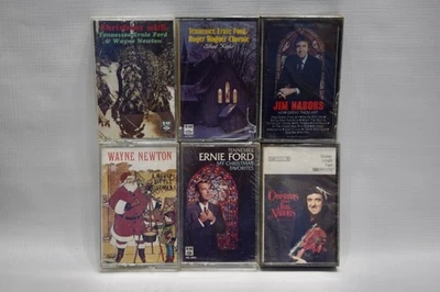 6 Christmas Holiday Cassette T -Wayne Newton, Jim Nabors, and Tenessee Ernie New - Image 1 of 4