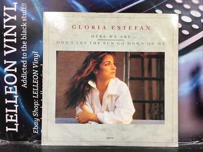 Gloria Estefan Here We Go 12" Single Vinyl Record 655473 Pop 80's - Image 1 of 4
