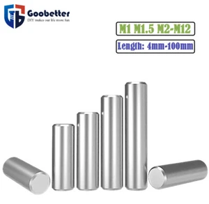 Stainless Steel Dowel Pins Parallel Pins ØM1/M1,5/M2/M2,5/M3/M4/M5/M6 - 12mm - Picture 1 of 6