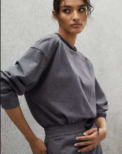Brunello Cucinelli Monili Sweatshirt Gray Drop Shoulders Relax Cotton Size XXL - Picture 1 of 8