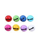  20pcs 22mm Colorful Painted Jingle Bell Metal Round Mini Bells Jewelry