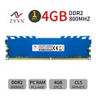 ZVVN 4GB DDR2 800MHz PC2-6400U CL5 240Pin DIMM intel Desktop Upgrade Memory BT