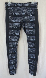 NIKE 'Clash' Epic Lux Tights Camo SIZE LARGE Running Training - Picture 1 of 7
