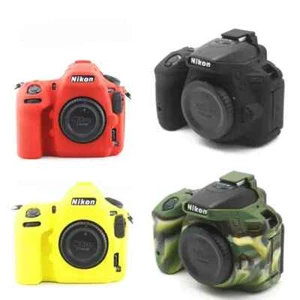 silicone case For Nikon Z50 D750 D3300 D3400 D3500 D5300 D5500 D5600 D7200 D7500 - Picture 1 of 24