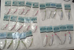Lot of 25 Clarkspoons (0RBMS-CF,00RBMS-PF, 1RBMS-PF & 1RBMS-CF)-Green & Pink - Picture 1 of 8