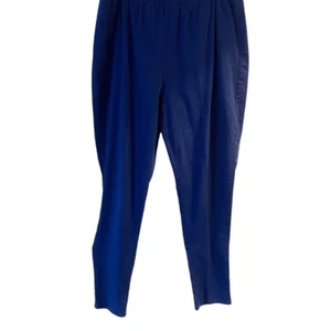 Pantalones de mezclilla para mujer usados 24/7 cintura elástica azul talla 20W informales cómodos - Imagen 1 de 7