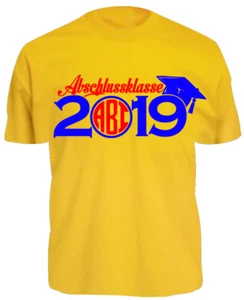 T-Shirt ABSCHLUSSKLASSE | Schulabschluß | Abi I Bachelor | Abitur | Matura scho - Bild 1 von 6