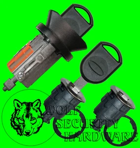 Ranger B Series 2001-2011 Ignition Switch Lock Cylinder & Door Set 2 PATS Keys - Bild 1 von 2