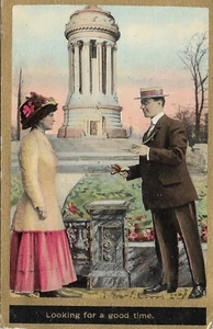 Looking for a Good Time? 1910 Postcard Suggestive invite - Picture 1 of 2