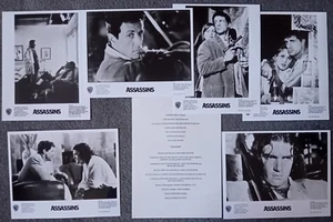 ORIGINAL PRESS PACK ASSASSINS inc 6 PHOTOS & 16 PAGES OF INFO Sylvester Stallone - Imagen 1 de 1