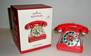 Hallmark Keepsake Santa's Hotline Christmas Ornament 2013 Sound & Motion Works - Picture 1 of 6