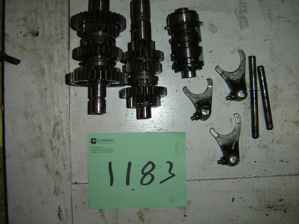 YAMAHA XT250 TT250 TRANSMISIÓN, TAMBOR DE CAMBIO Y HORQUILLAS DE CAMBIO 1980 1981 1982 Foto 1 de 1