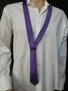 Ben Sherman Hand made Men's Silk Tie Necktie NEW Purple #C - Picture 1 of 9