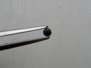 Diamante negro suelto natural facetado redondo 2,5 mm - Imagen 1 de 6