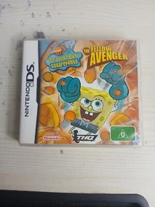 SPONGEBOB SQUAREPANTS THE YELLOW AVENGER NINTENDO Case Only No Cartridge - Picture 1 of 6