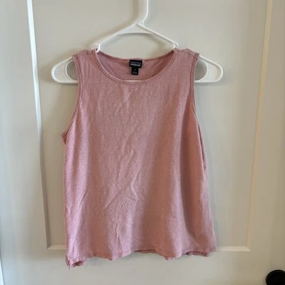 Camiseta sin mangas Patagonia para mujer talla S rosa elástica Foto 1 de 3