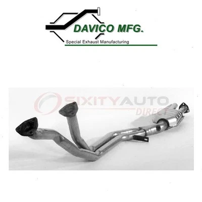 Davico Center Catalytic Converter for 1985-1987 BMW 635CSi - Exhaust  zk Foto 1 de 4