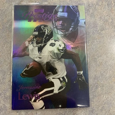 JERMAINE LEWIS  1999 Prestige SSD Spectrum Purple b011  187/500 Ravens SP - Image 1 of 3