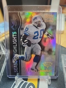 SUPER RARO BARRY SANDERS 1997 PINNACLE ZENITH #142 PRUEBA DE ARTISTA SÚPER LIMPIO - Imagen 1 de 4