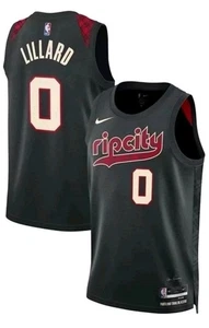 NWT men's XXL/56 nike Damian Lillard portland trail blazers city edition jersey - Picture 1 of 4