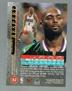 SHAWN RESPERT #52 BUCKS / MICHIGAN STATE 1996/97 stadium club members only - Picture 1 of 1