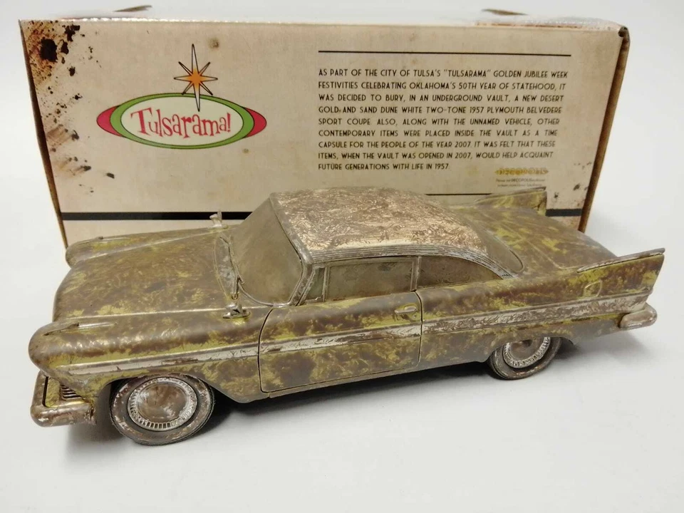 Greenlight Plymouth Belvedere Tulsa Oklahoma Dirty 1957 1/24 18261