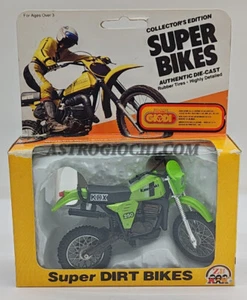 MOTO CROSS KAWASAKI KDX 250 DIECAST ZEE TOYS GIODI VINTAGE 1982 NEW IN BOX - Picture 1 of 5