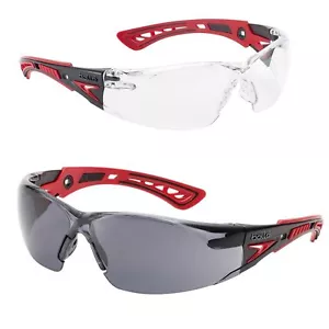 Bolle RUSH+ Safety Glasses BOLLE Platinum Anti-Scratch and Anti-Fog Various Lens - Picture 1 of 12