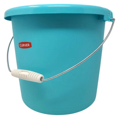 Curver Eimer 10 Liter türkis Henkel Griff Putzeimer Haushalt Cleaning - Bild 1 von 2