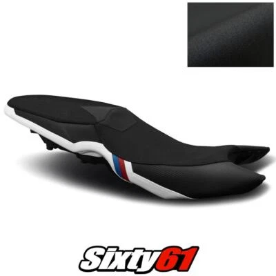 Cubierta de asiento BMW F800GT 2013-2017 2018 2019 delantera blanca Luimoto Tec-Grip gamuza Foto 1 de 3