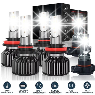 Kit de bombilla antiniebla de faros LED 6000K para GMC Yukon y Yukon XL 2015-2020 súper brillante Foto 1 de 4