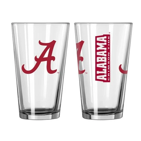 Alabama Crimson Tide Boelter NCAA Game Day 16oz Pint Glass(1) FREE SHIP!! Cover
