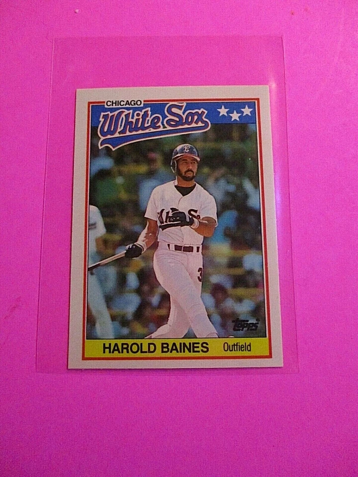 1988 Topps TIFFANY, UK American, Baseball Mini,  MINT Harold Baines #1 Rare! - Image 1 of 1