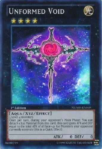 UNFORMED VOID (NUMH-EN049) - YuGiOh Super Rare 1st Ed. XYZ - Image 1 of 1