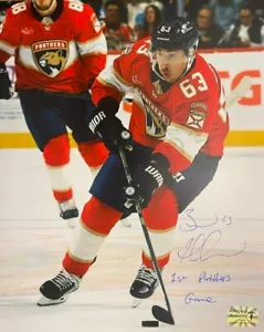Brad Marchand Signed Florida Panthers 8x10 Photo Inscribed 1st Panthers Game COA - Picture 1 of 1