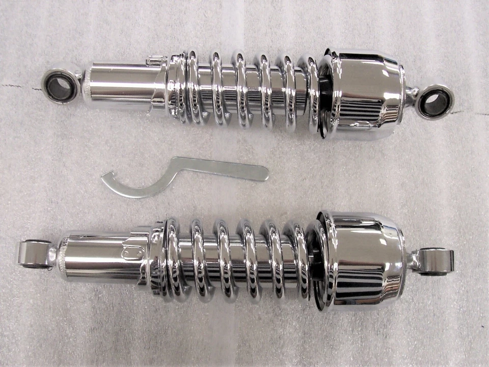 Amortiguadores reductores cortos Honda VTX1800 cromados de alta resistencia 11,5"  Foto 1 de 1