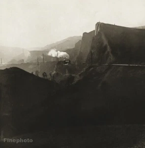 1956 JOSEF SUDEK Vintage Train Steam Locomotive Railroad Photo Gravure Art 11x14 - Picture 1 of 1