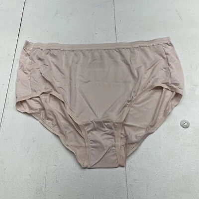 Fruit Of The Loom Pink High-Waisted Brief Underwear Women’s Size 10 - Image 1 of 4