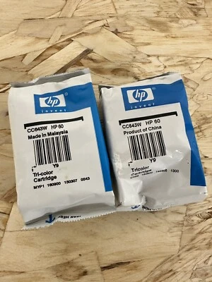 HP 60 Tri-color - Set of 2 Ink Cartridges CC643W - Image 1 of 3